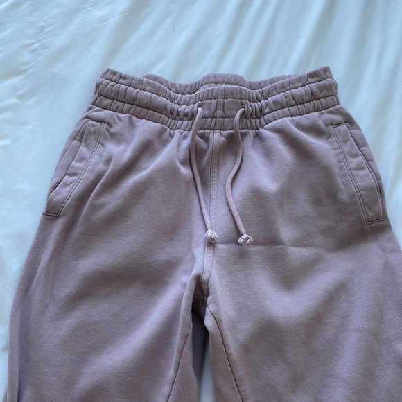 H&M Plush Dusty Rose Sweatpants (size s- relaxed fit) - Picture 2 of 3